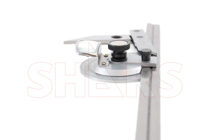 360 UNIVERSAL BEVEL DIAL PROTRACTOR 6″ 12″ BLADES SATIN #