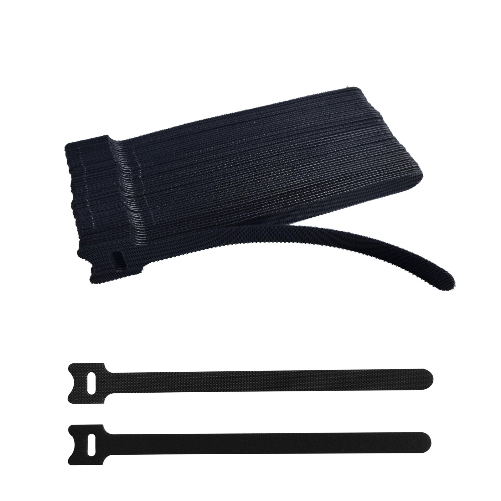 8 Inches Black Reusable Cable Ties,Multi-purpose 8inches-56PCS,