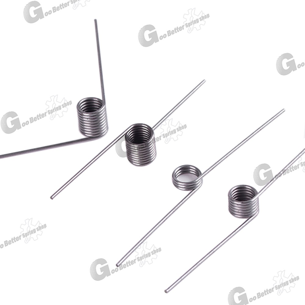 Torsion Spring 3-9 Coil (10 pcs), 1.2mm Wire dia, 6 ~ 12mm OD, Left spring Steel