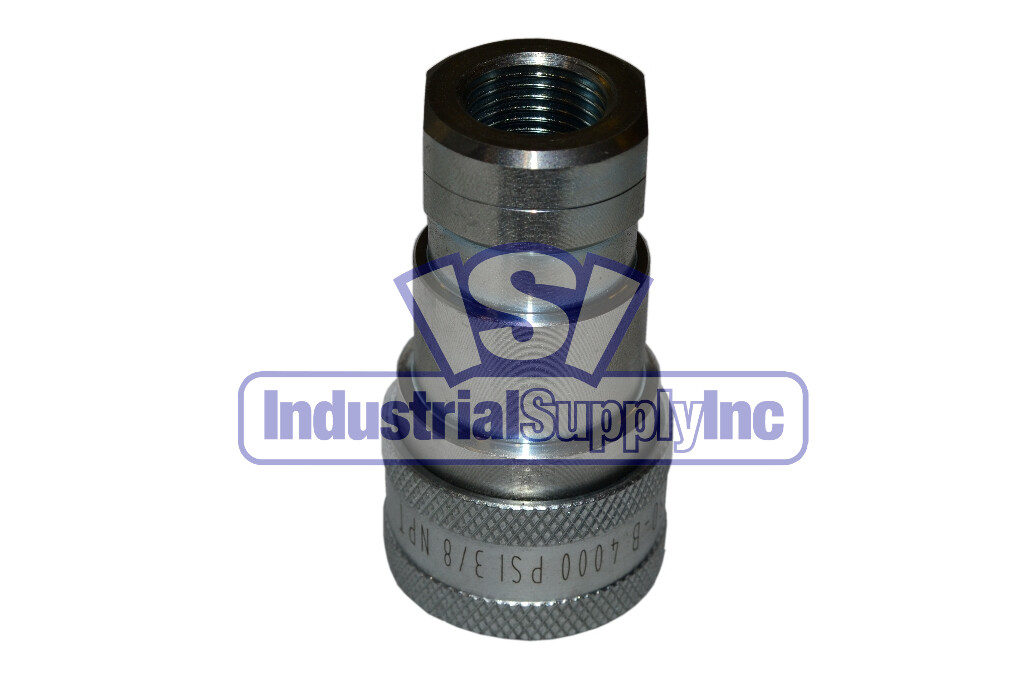 Quick Coupler | ISO 7241-1 B | 3/8″ NPT Pipe Threads | Complete Set | 10 PK