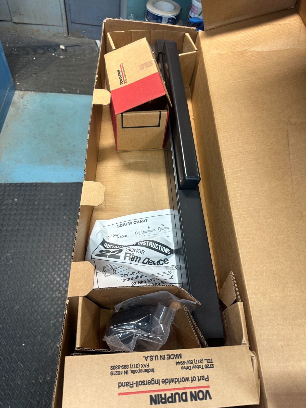Von Duprin 22K-F 3′ SP313, 139001 Exit Device 299F Strike New in Box