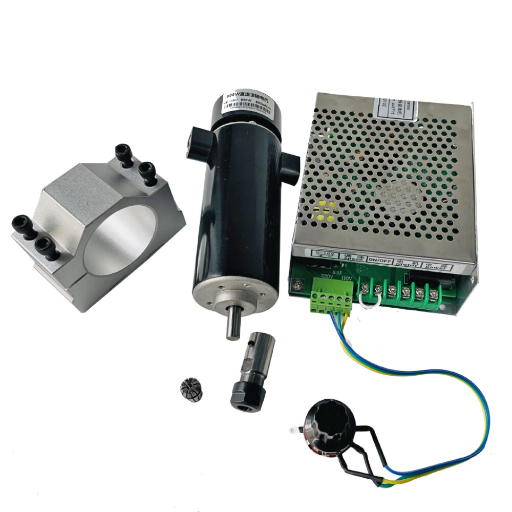 CNC Spindle Kit Air Cooled 800W Spindle Motor + 52mm Clamps + Speed Governor