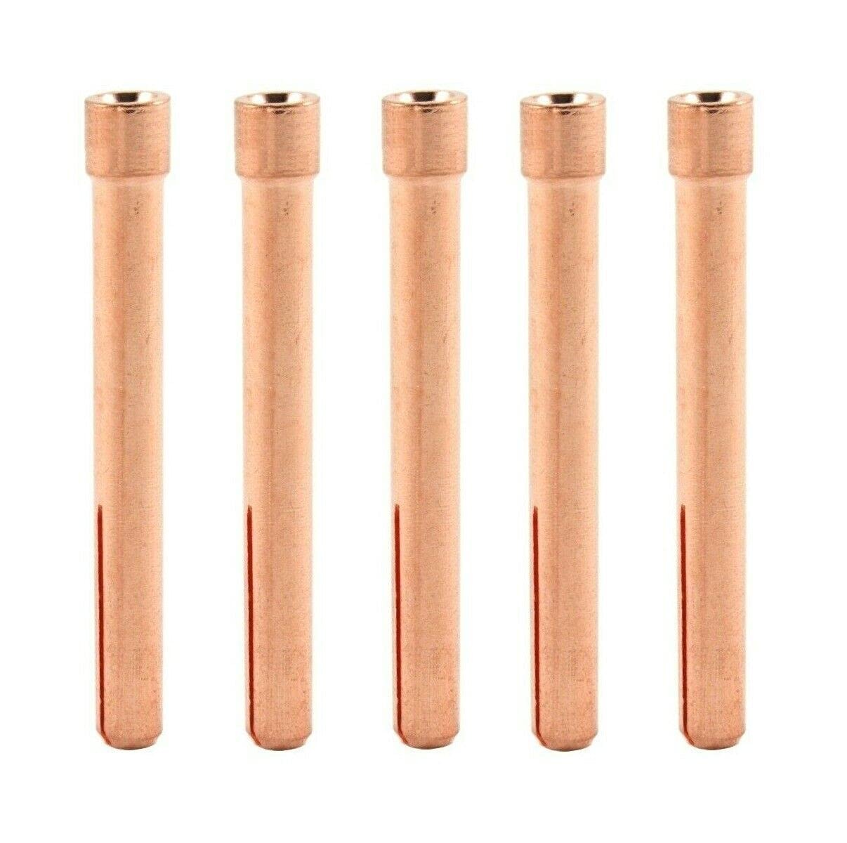 5 Pack 10N25 TIG Welding Collet 1/8 Torch For 17 18 26 Series