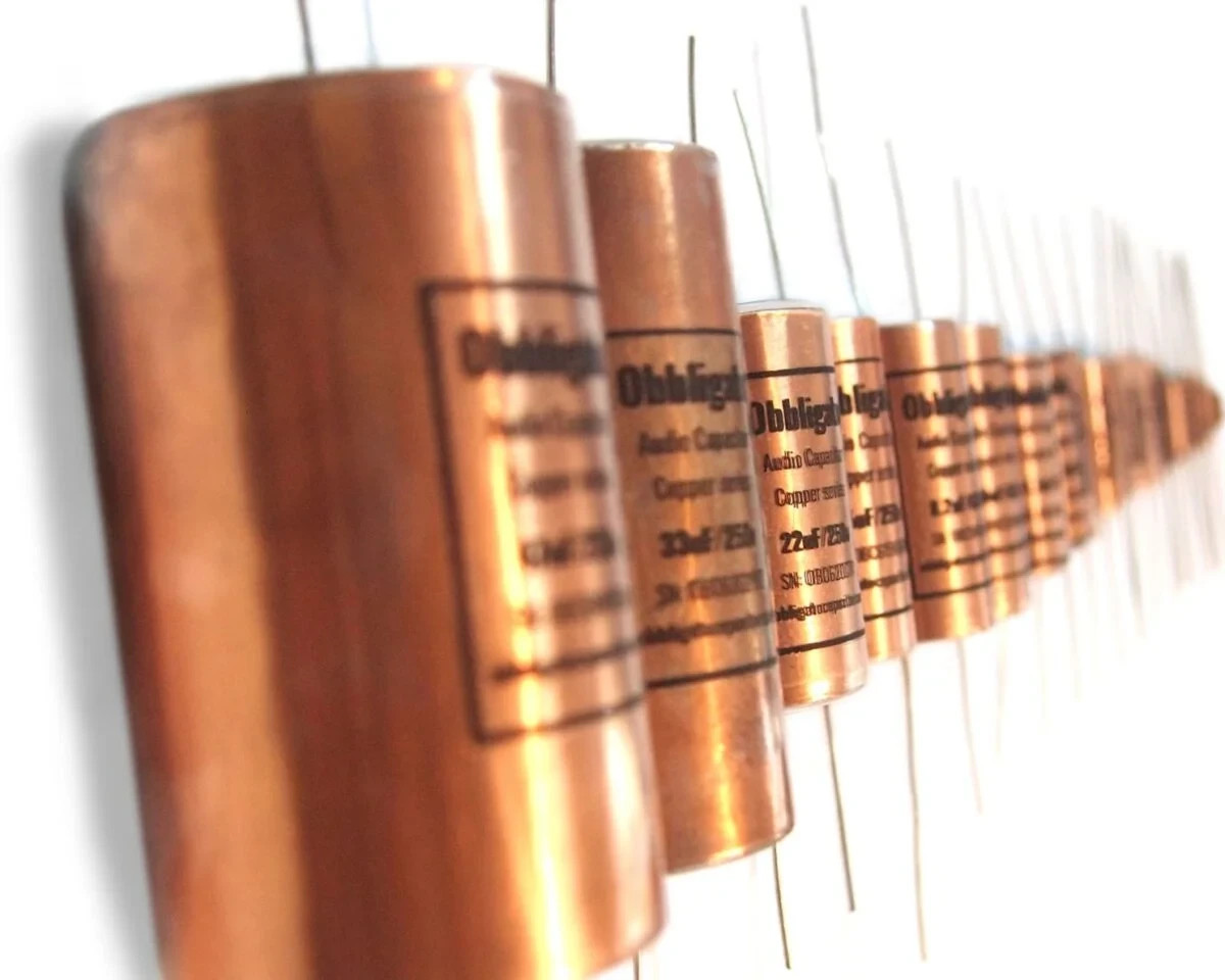 Obbligato Capacitors – Copper Series Metallized Polypropylene Film Capacitors