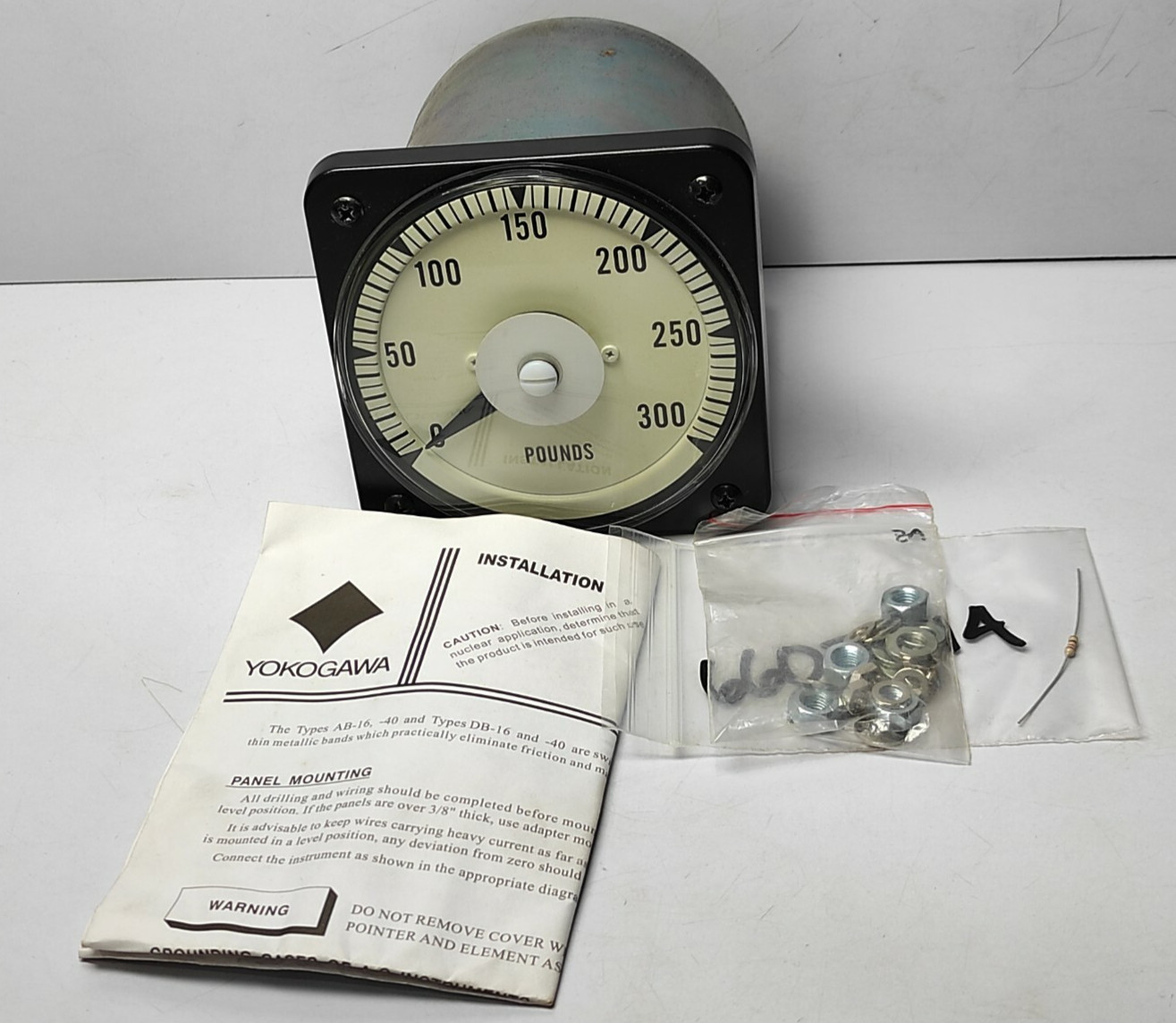 Weschler 4400141 DB40 R:0-200UADC S:0-300 Pounds Replacement Meter Kit 9944001