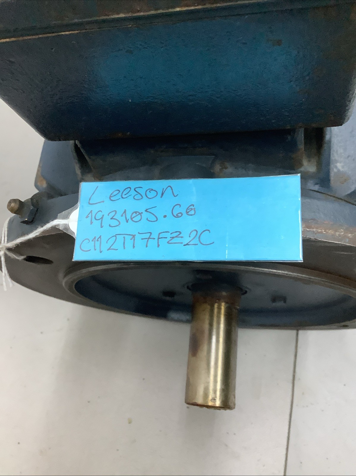 Leeson 193105.60 C112T17FZ2C IEC Metric Motor 1740/1450RPM, 3-Ph, 5-1/2HP (f22)