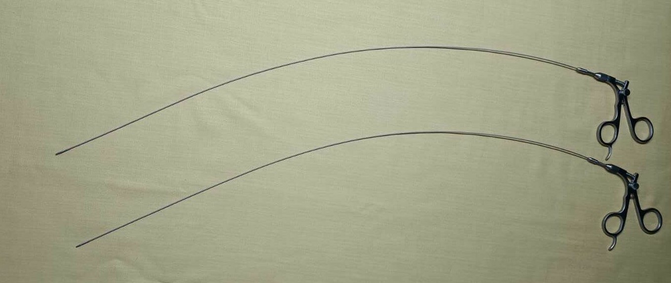 2pc Hysteroscopy Urology Flexible Grasper 5FR 60cm Reusable Surgical Instruments