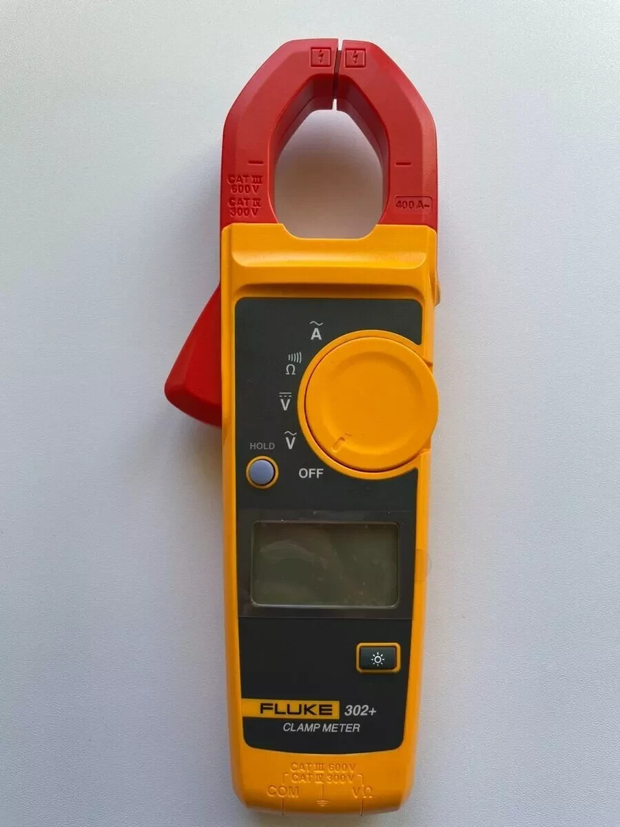 Fluke 302+ plus AC400A Clamp Tester AC/DC Volt Amp Multimeter Average Brand New
