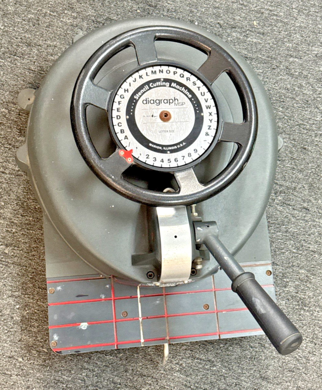 Diagraph MSP 1″ Character Stencil Cutting Machine ( USA )