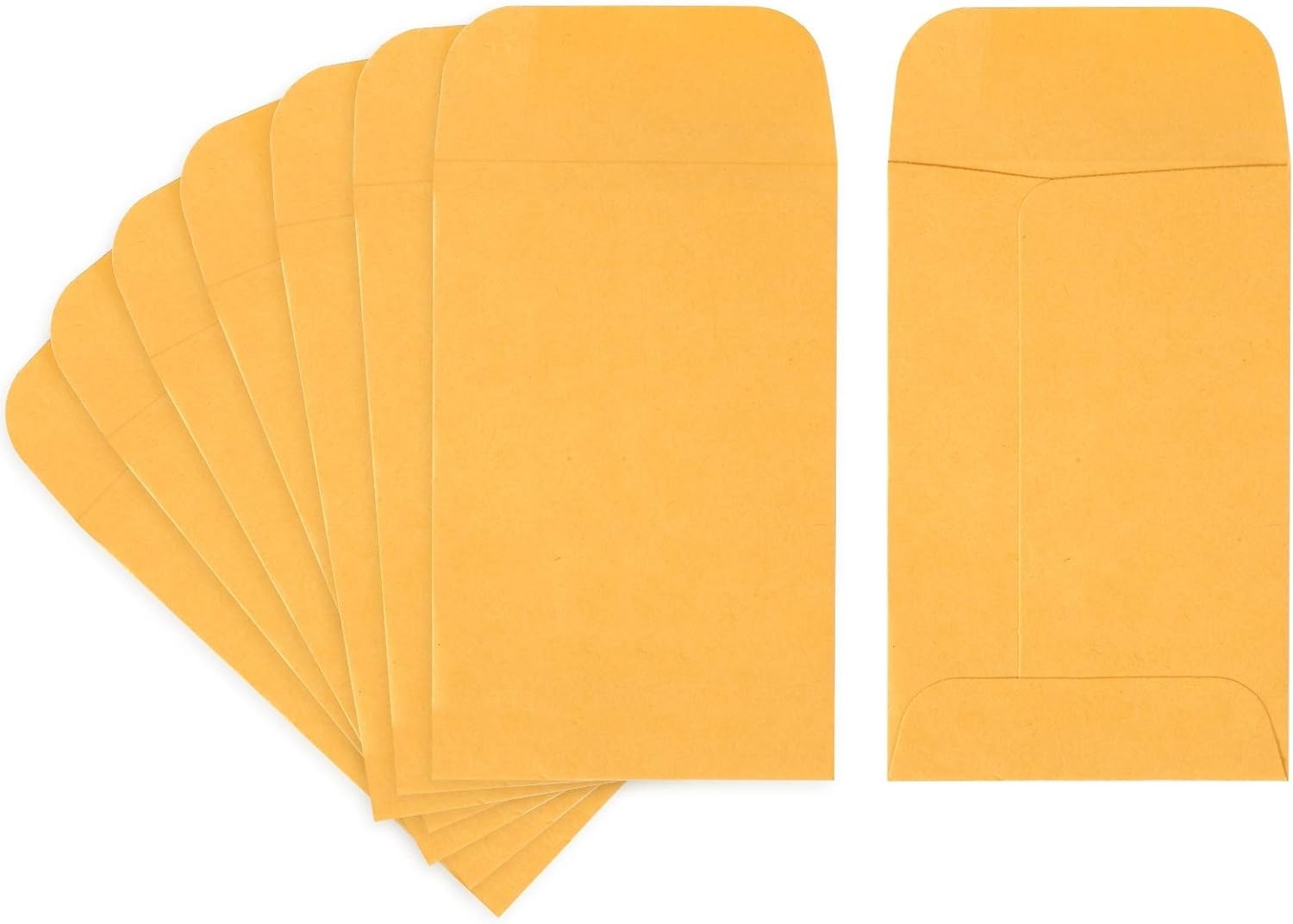 Gummed Flap Coin Envelopes 2.25×3.5 – 100 Pack for Home & Garden Organization