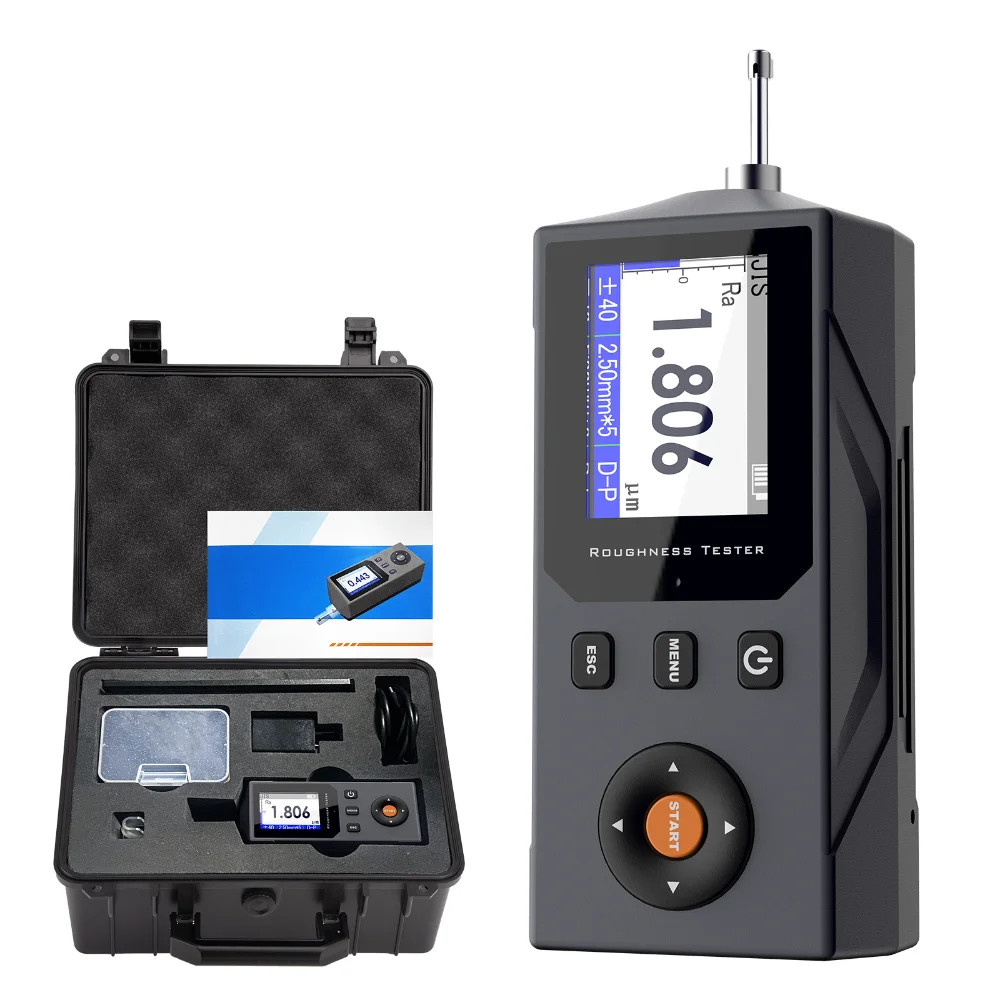 Surface Roughness Tester Roughness Measuring Ra Rz Rq and 12+ Parameters 0.001μm