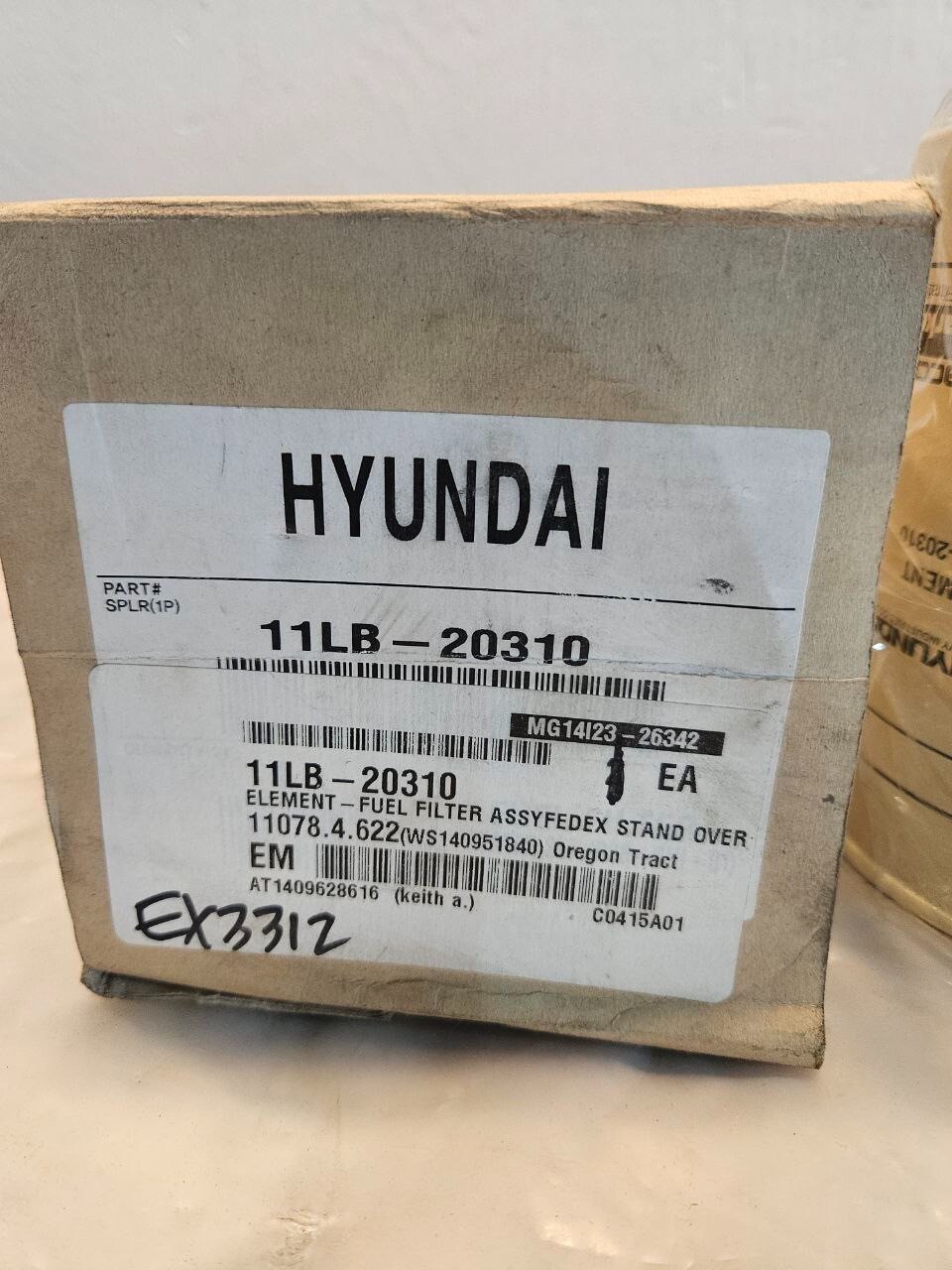 NEW HYUNDAI-110 FUEL FILTER SECONDARY WATER VOLVO DUMPER (11LB-20310 8159975)