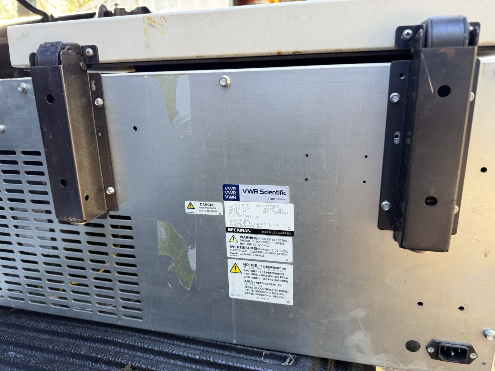 BECKMAN GS-6R REFRIGERATED CENTRIFUGE 362114