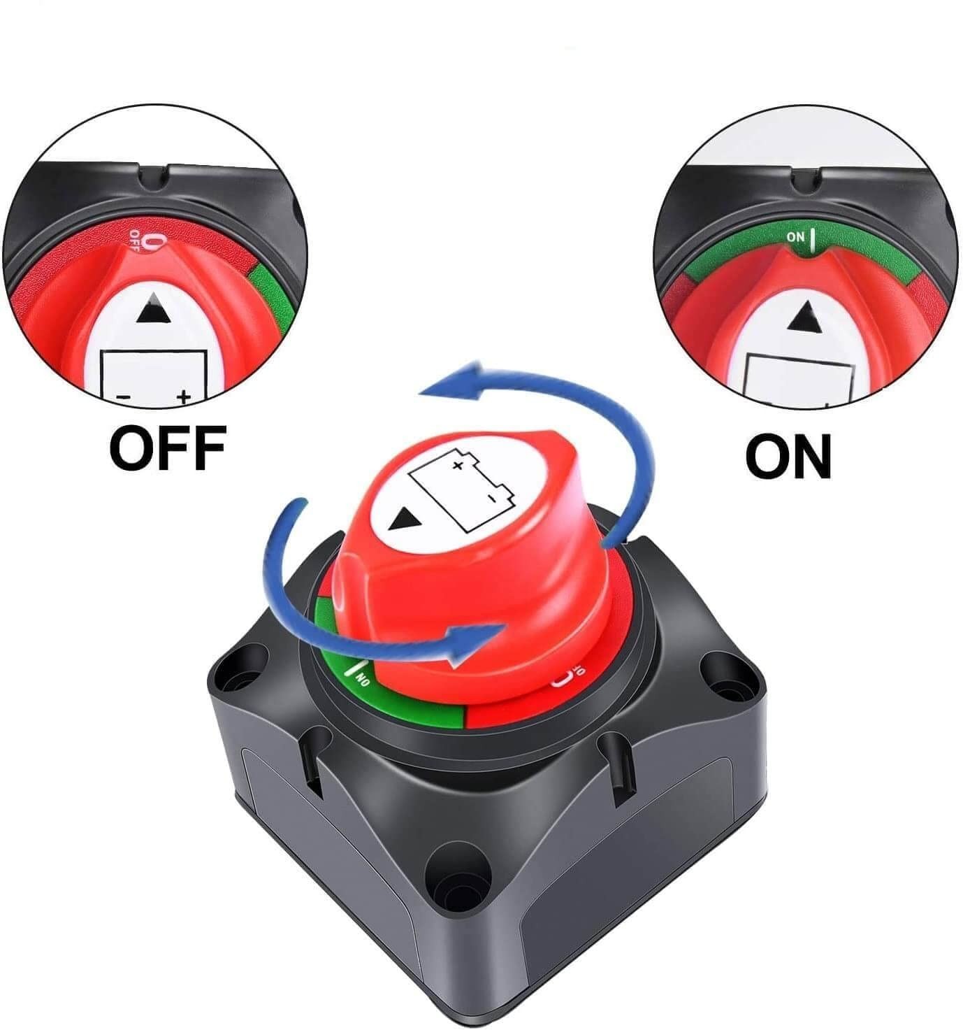 Battery Disconnect Switch Cut/Shut Off 275-1250Amp Marine Boat RV Camper 12V-48V