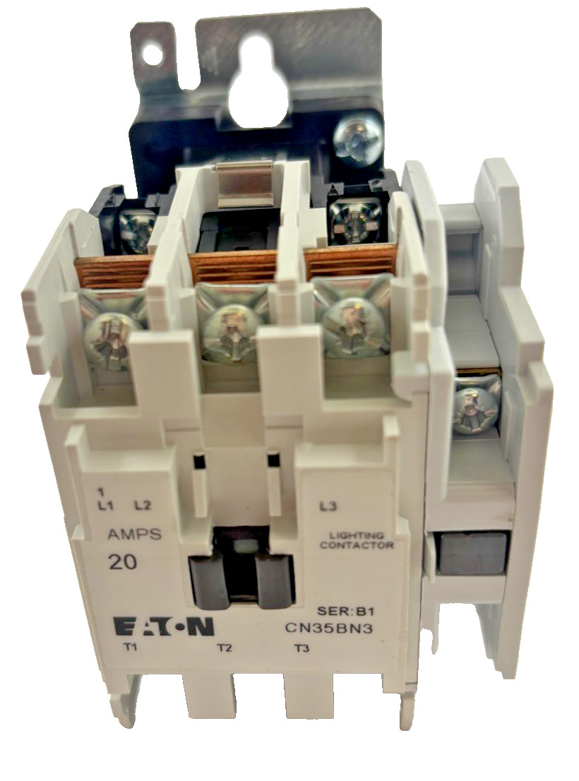 Eaton CN35BN3AB 20A 3‑Pole Electrically Held Lighting Contactor 110/120 VAC Coil