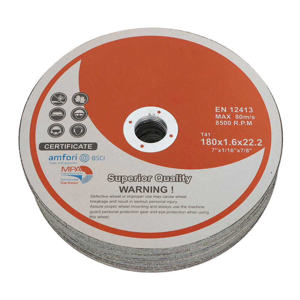 25PCS 7 x1/16×7/8 Cut Off Wheel Metal Stainless Steel Angle Grinder Cutting Disc