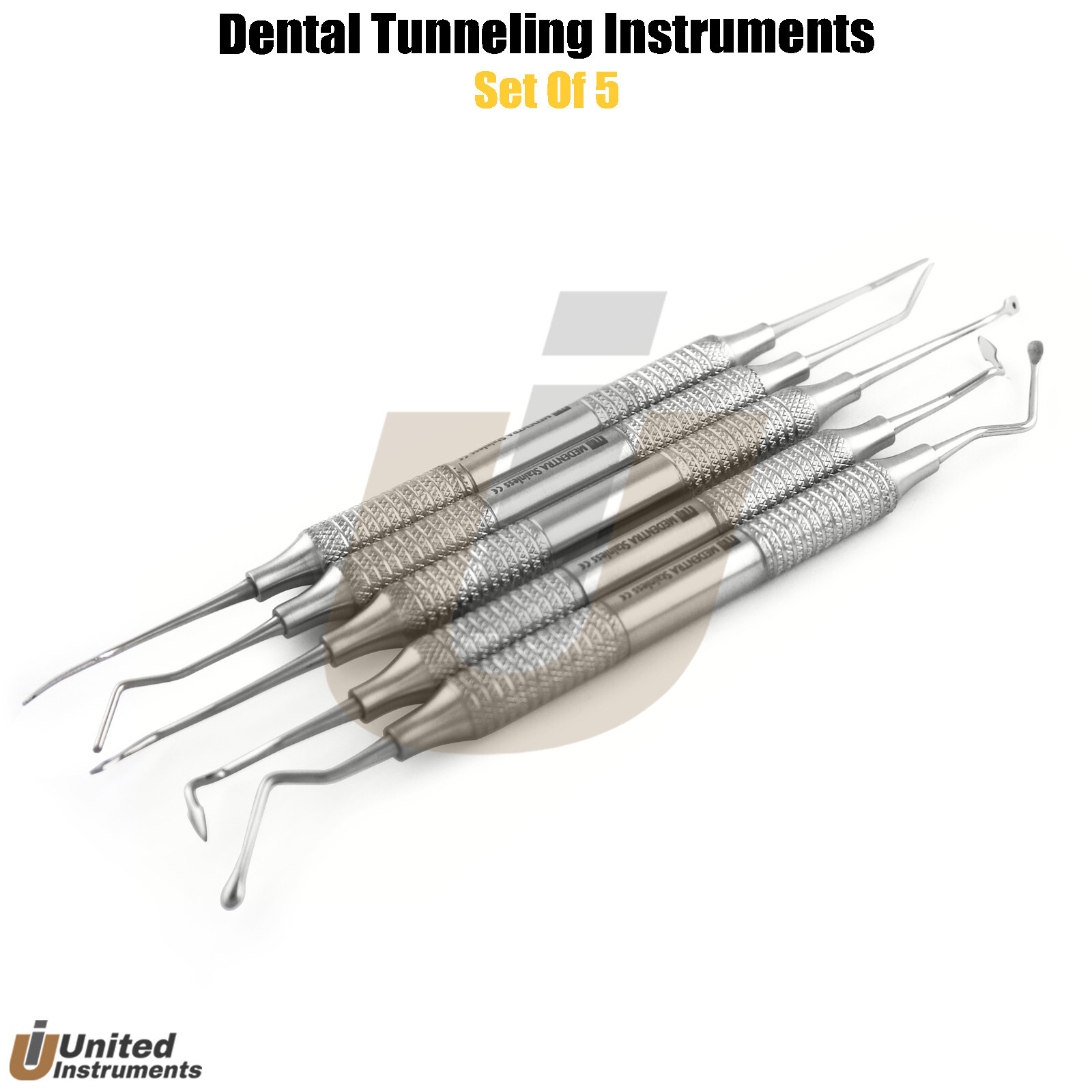 Dental Implant Tunneling Instruments Modified Set Vista Papila Tunnel Technique