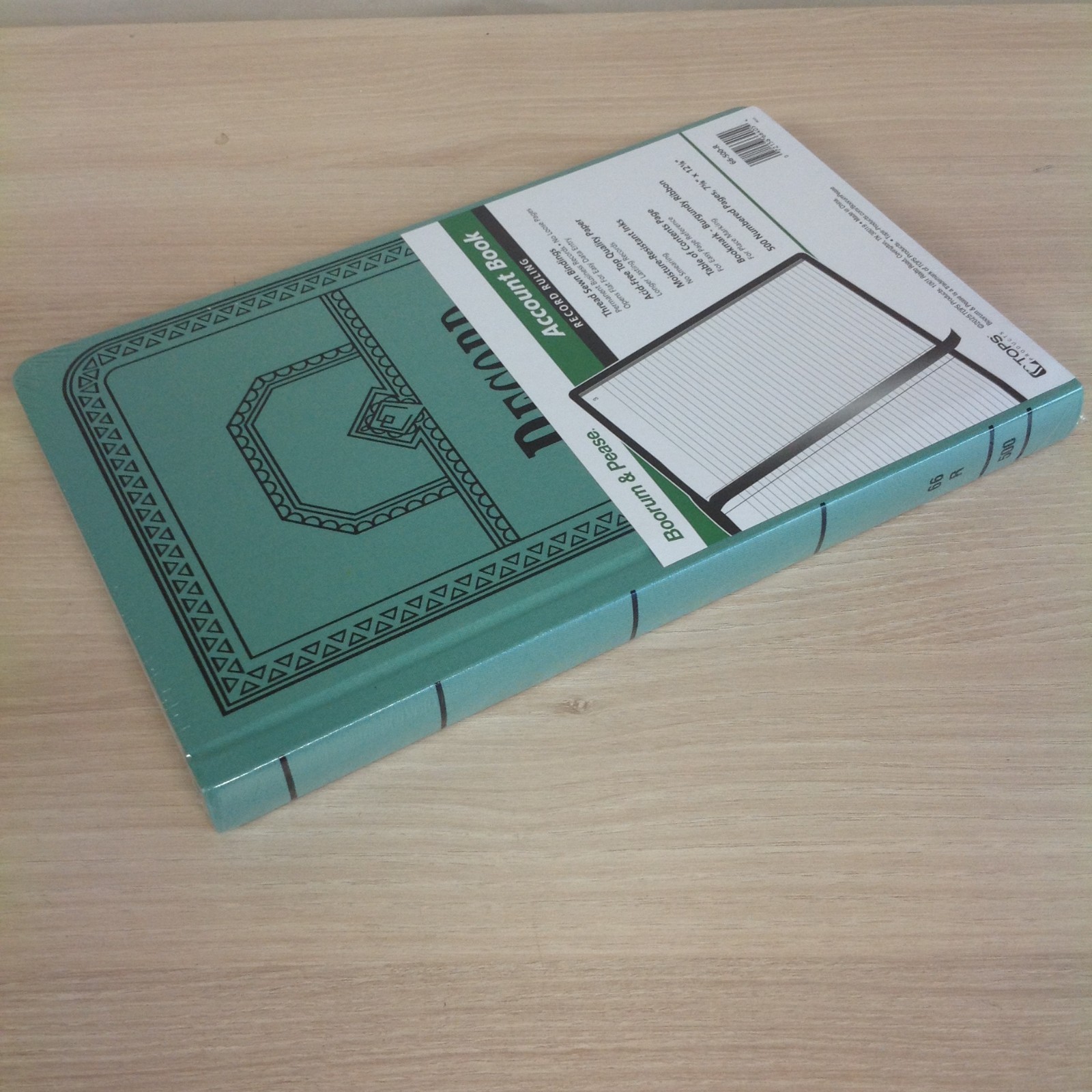 Boorum & Pease 66500R Account Record Book Record Rule 500 Pgs 12 1/8 x 7 5/8 NEW