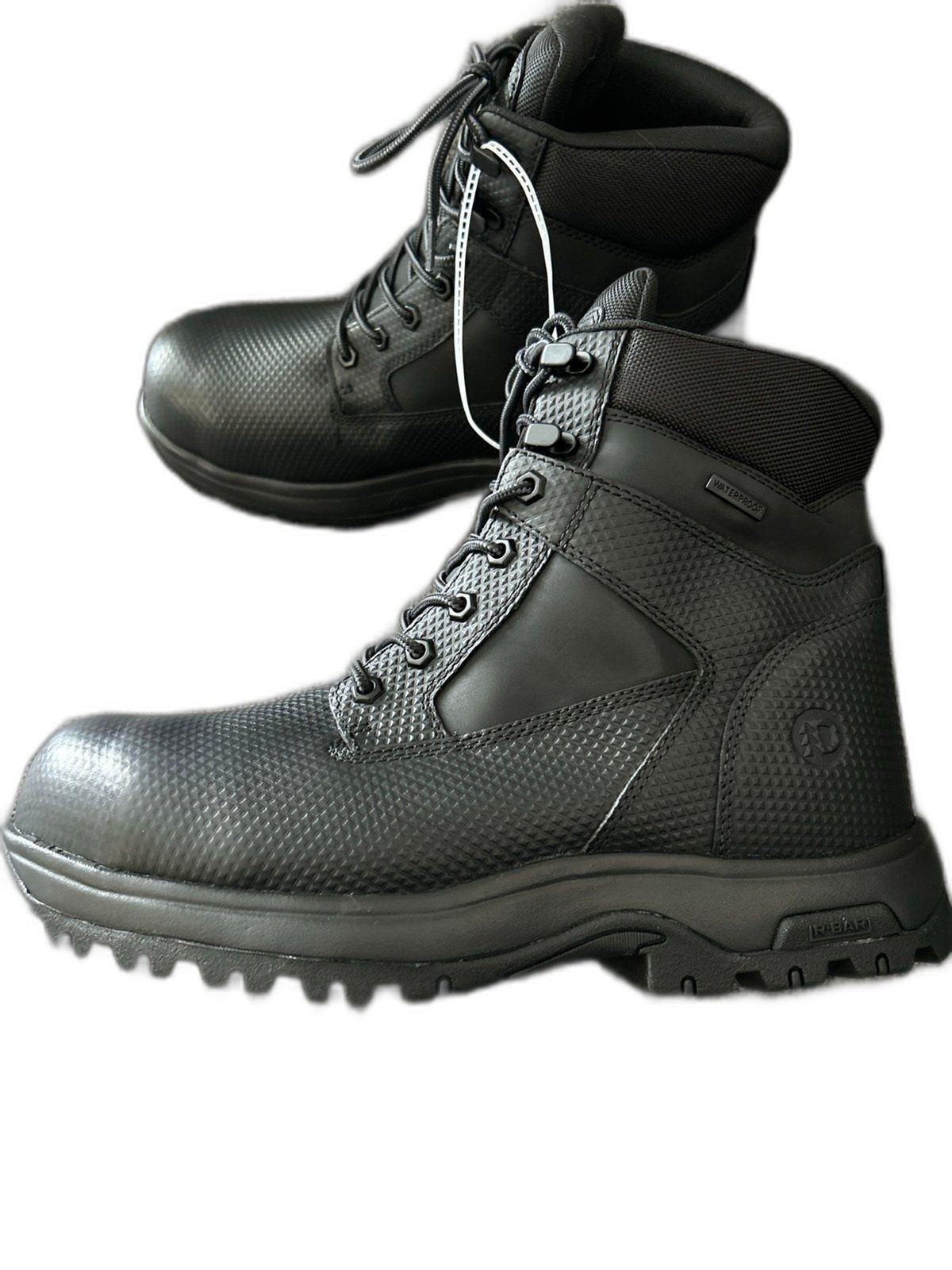 Dunham 8000 Works 6″ Safety Boot (Men) – Black Textured Leather Size 10.5 6E