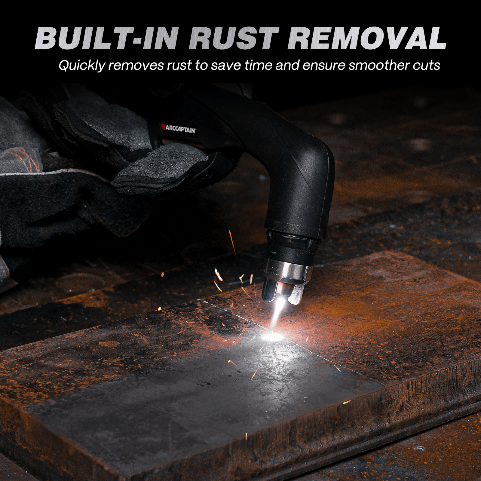 2026 ARCCAPTAIN CUT55 NON-HF Plasma Cutter Dual Voltage Blowback Pilot Arc