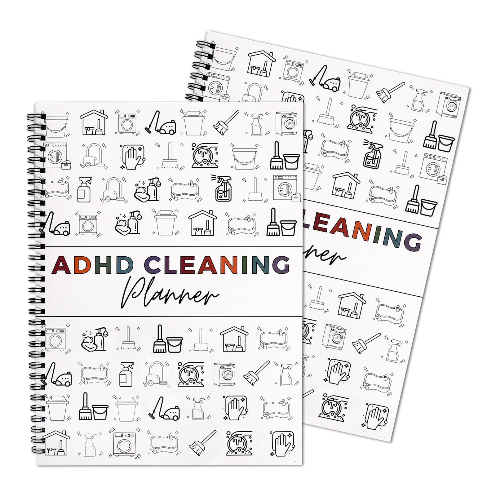 2pcs Adhd Cleaning Planner for Adults Women Teens Adhd Cleaning and Organizin…