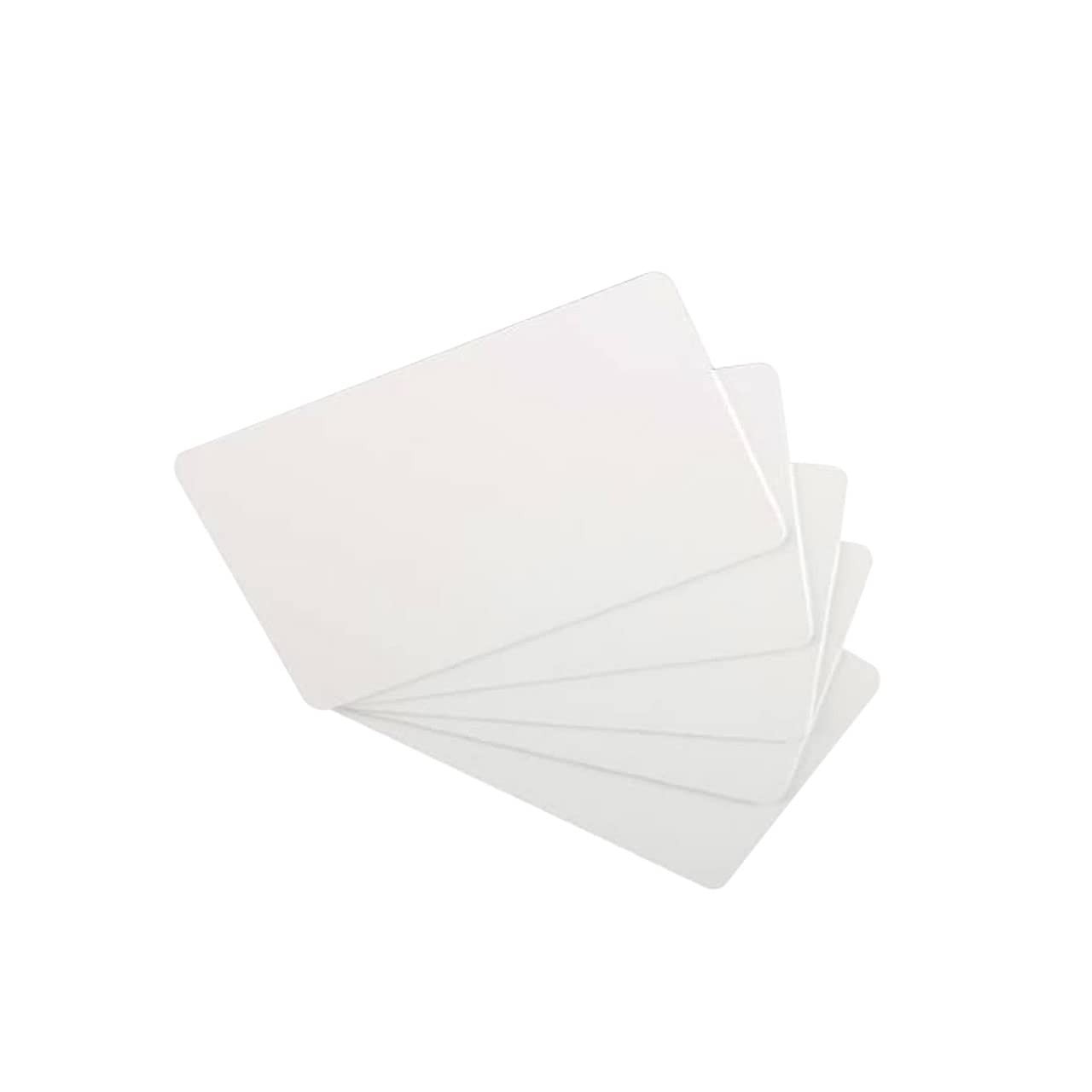Bodno Premium CR80 30 Mil Graphic Quality PVC Cards – 500 Pack 500 Pack, White