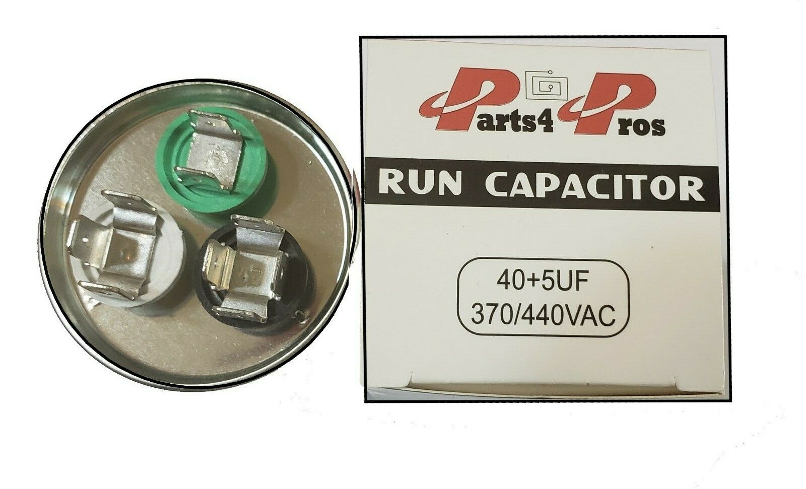 40+5 40/5 uF MFD 370-440V AC High Quality Motor Dual Run Capacitor CBB65-R (10x)