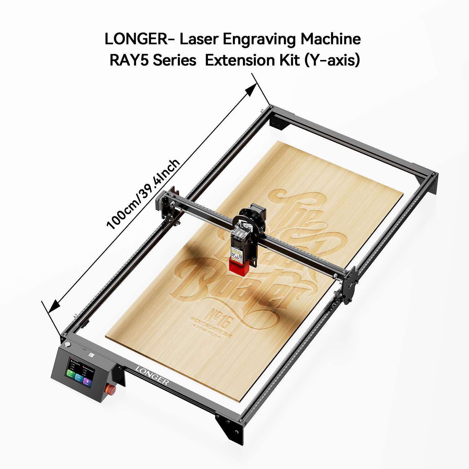 Longer RAY5 Extension Kit – Laser Engraver Area Expansion Kit for ray5 （Used）