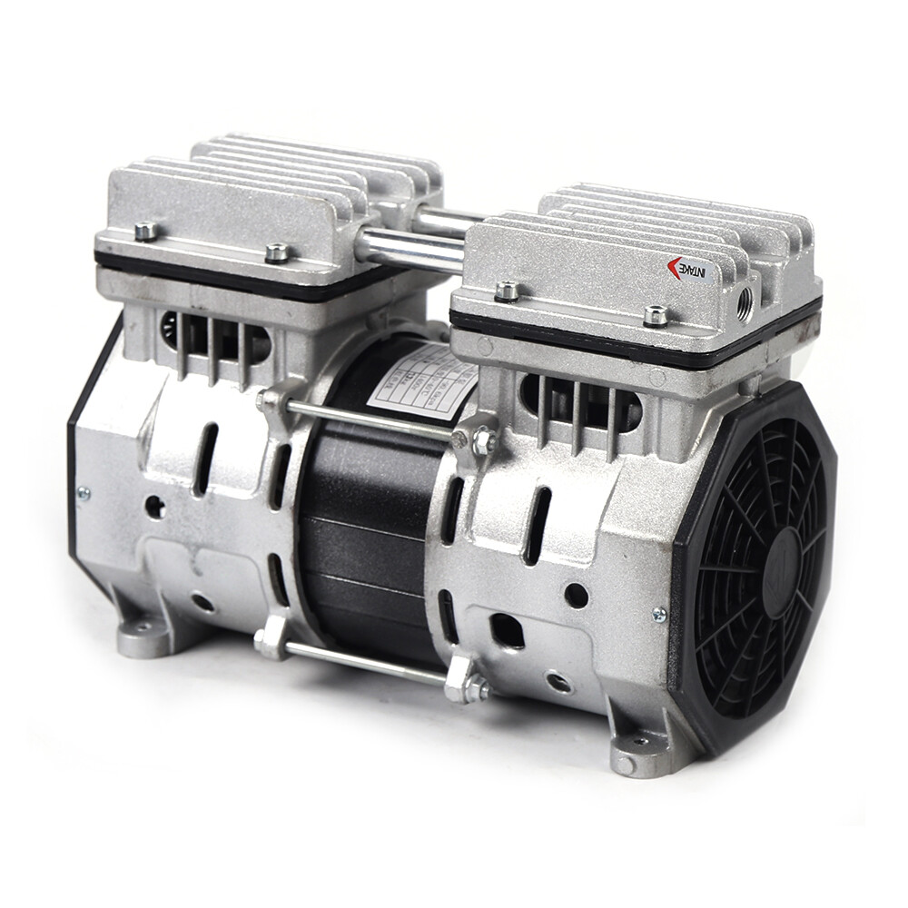 Oilless Vacuum Pump | Industrial Oil-Free Piston Vacuum Pump W/Filter BEST SELL