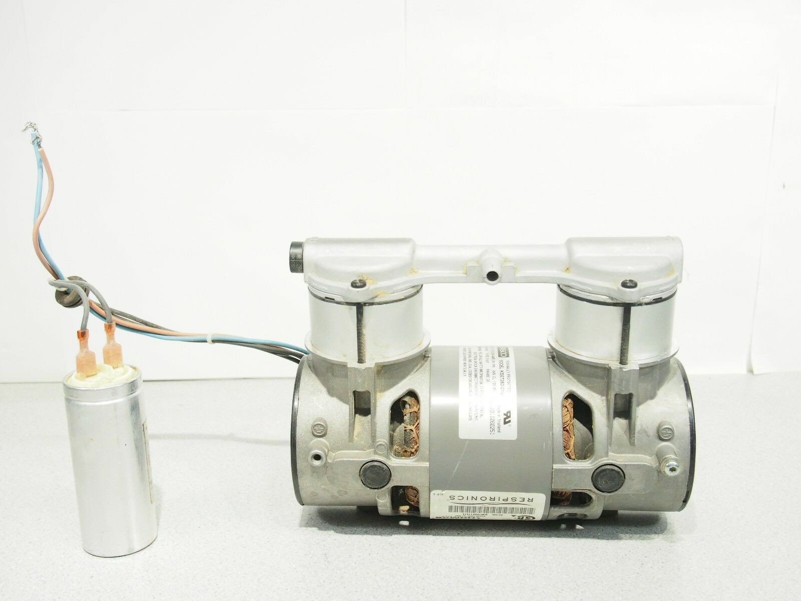 Thomas 2450AE Fasco KS67050 Vacuum Air Compressor Pump 20-27 In Hg 60-100 Psi