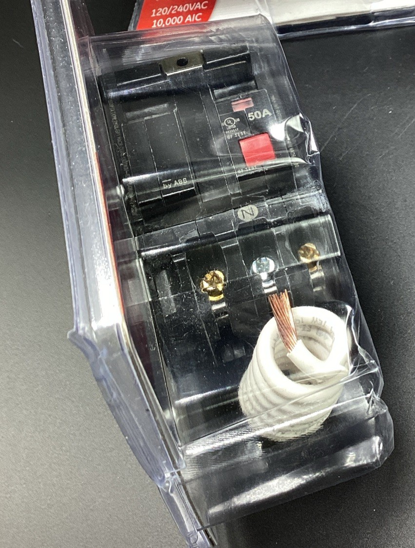 New Circuit Breaker ABB GE THQL2150GF THQL2150GFT 50 Amp 2 Pole GFCI