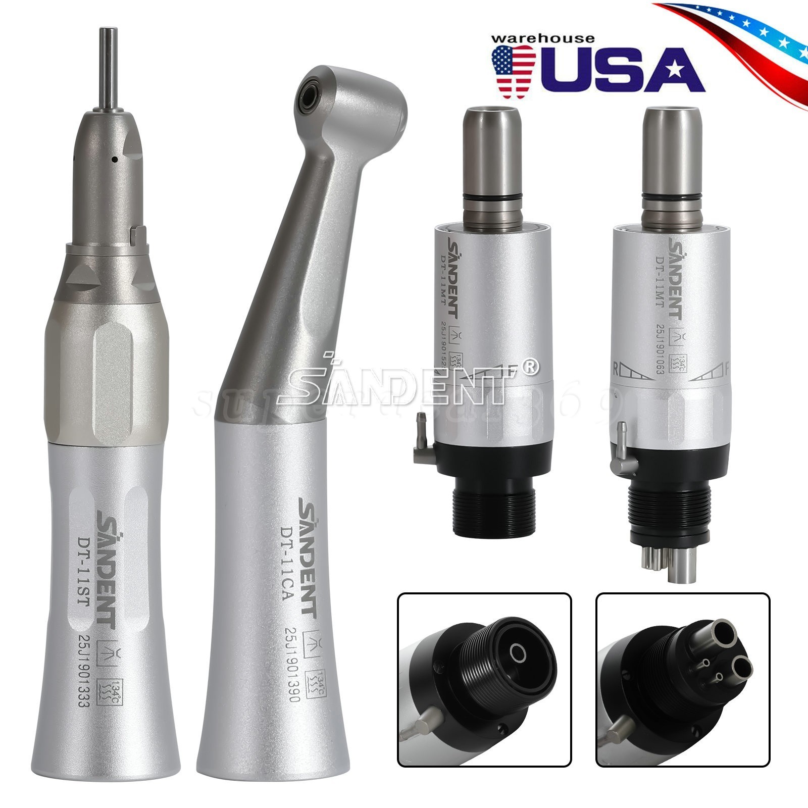 NSK Pana Max Style Dental High/Low Speed Handpiece Kit Air Turbine 4Hole 3Colors