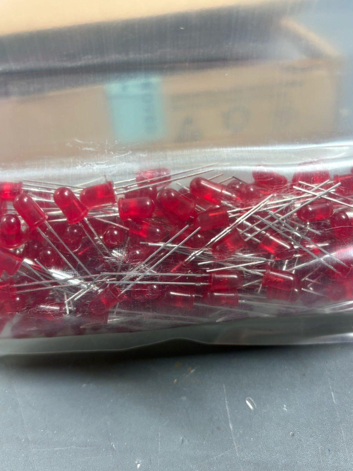 1250pcs Fairchild MV6753 Red LED Through Hole Lamps T-1 3/4 5mm