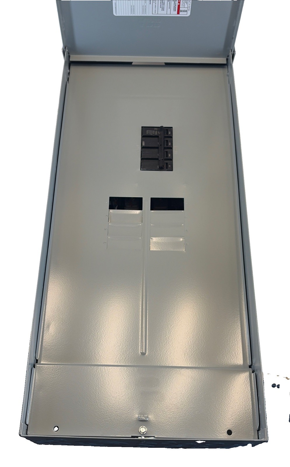 ABB 150A 8/16 Main Breaker Panel Outdoor PAM0815RFL PlugOn Neutral Feed Thru Lug
