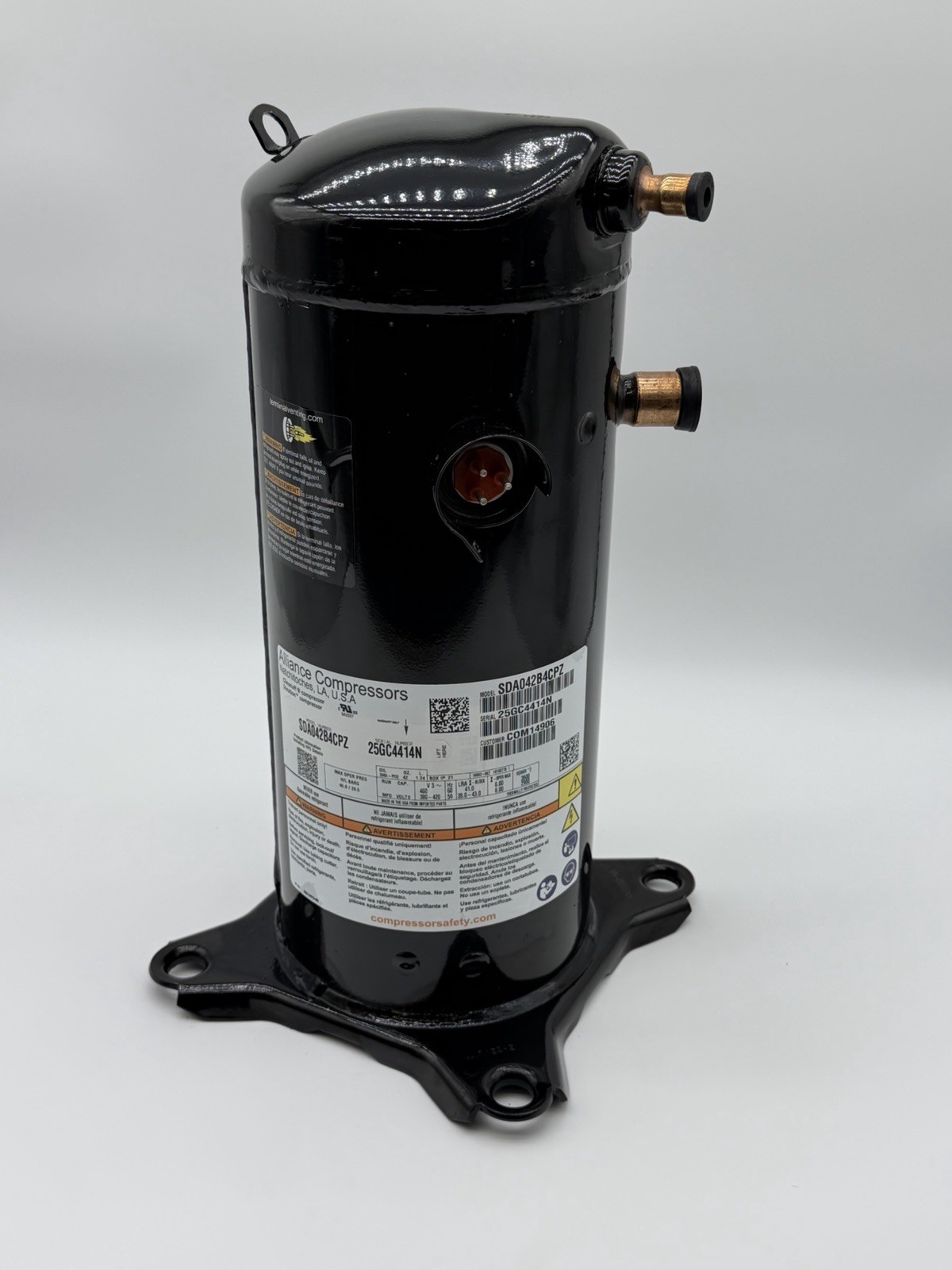 ZP42LXE-TFD-833 3.5 TON R410A 460V 3PH ZP42LXE-TFD-800 ZP42K6E-TFD ZP42K5E-TFD