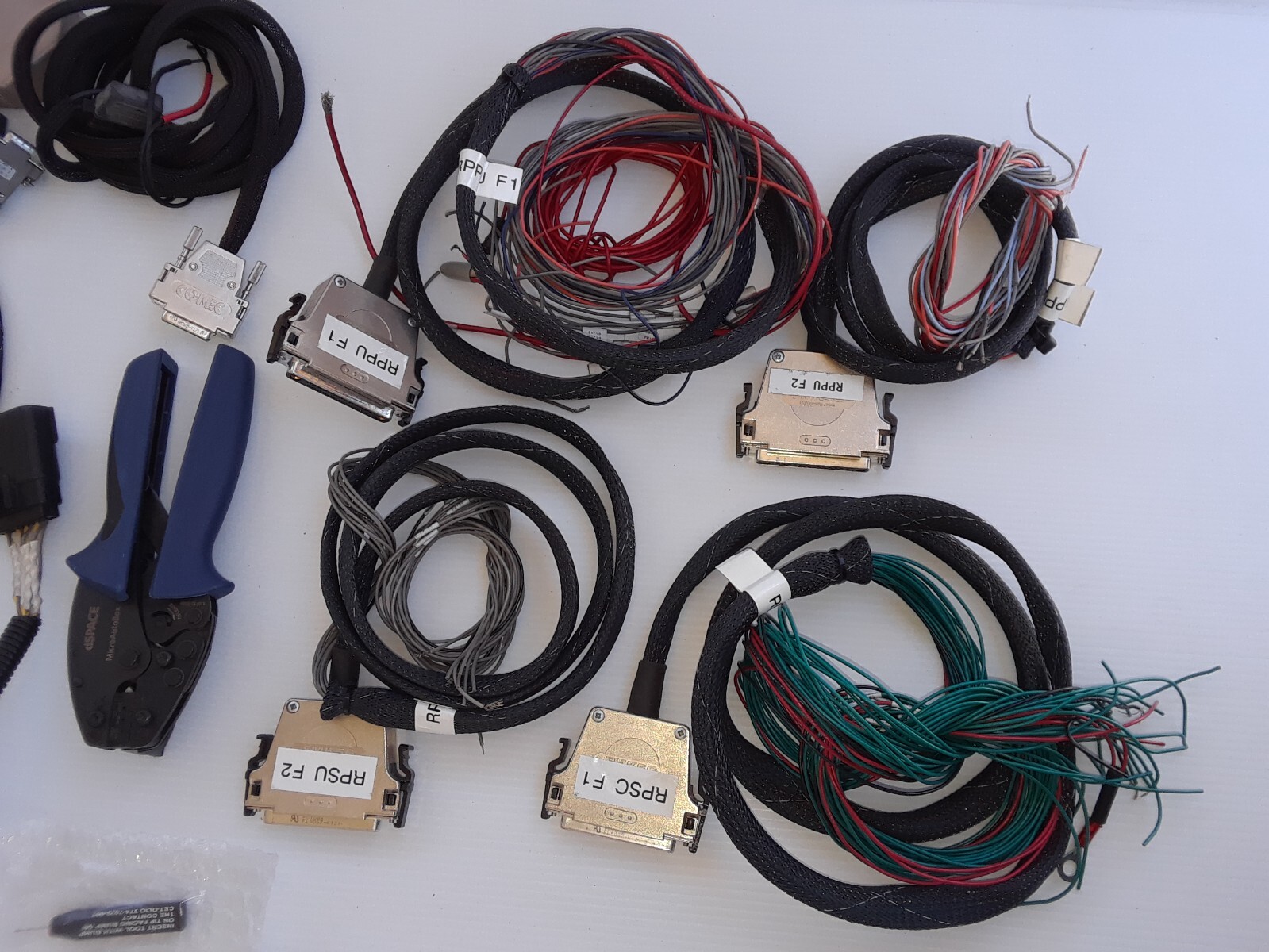 dspace Pro Power Units (2) RP:002400 + DSP DSUB RPPU + Cables + Crimp Tool