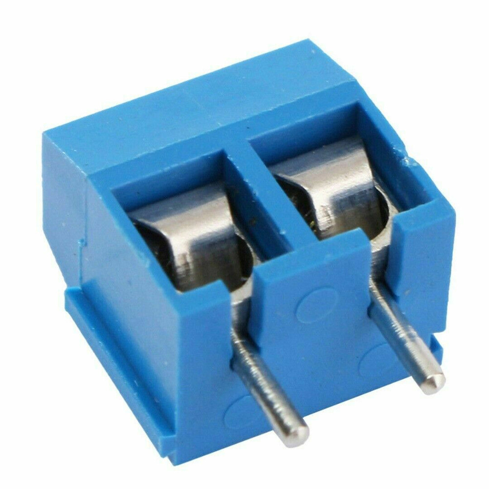 60pcs KF301-2/3-Pin Pole PCB Mount Screw Terminal Block 5mm Pitch