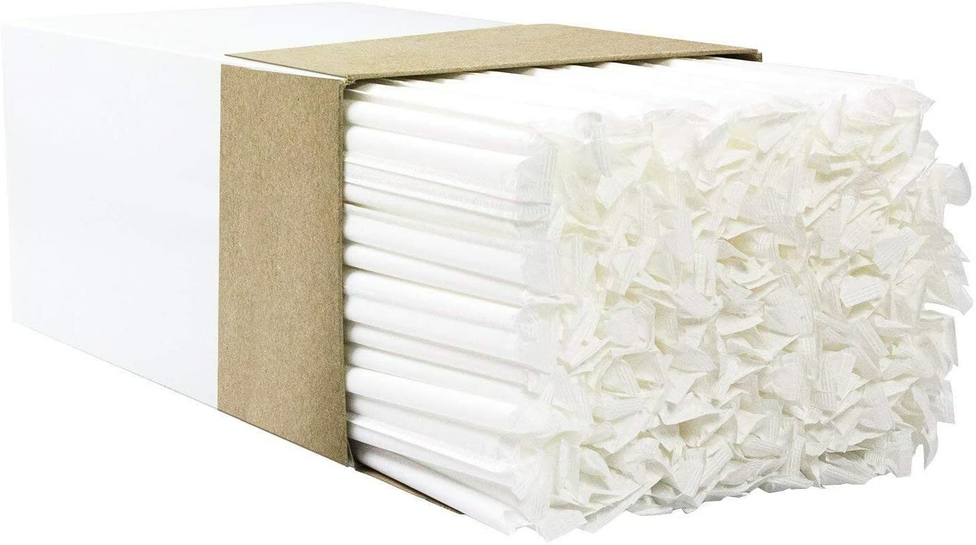 [300 Count] Individually Wrapped, Restaurant Grade Drinking Straws by Avant Grub