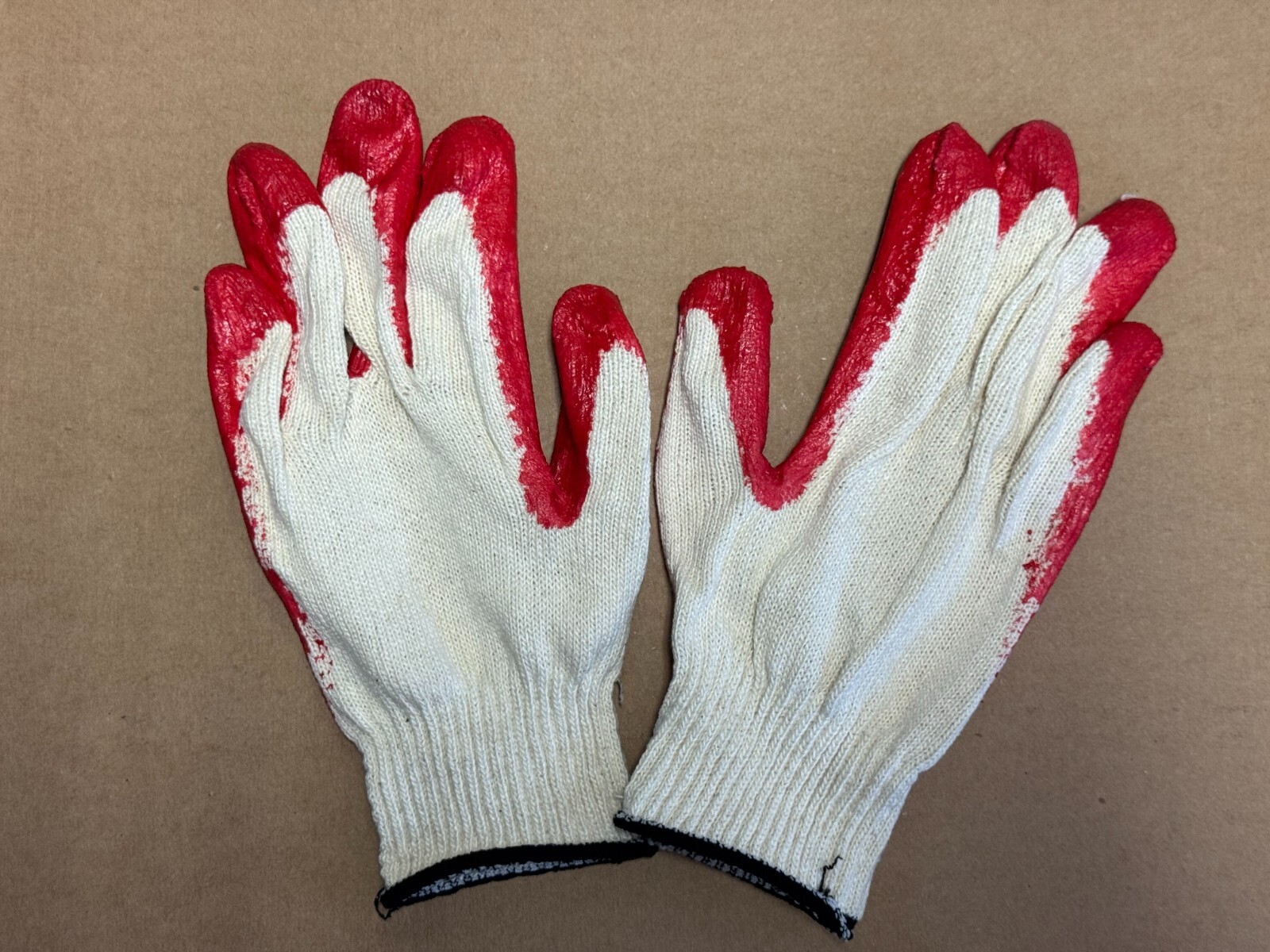 Latex Dipped Palm Coated General Purpose Work Gloves – 10 pairs or box 300 pairs