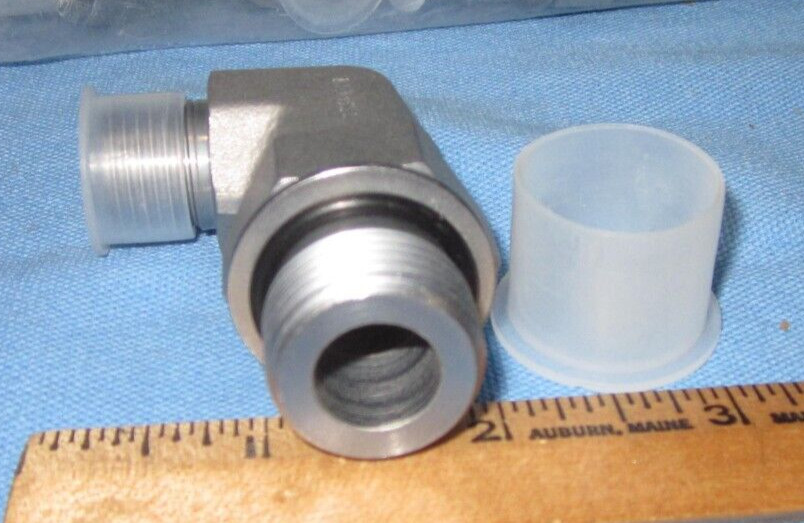 a Bag of 10 ~ Parker 6-10 C5OLO-S, Seal-Lok-Orb Adj 90 Deg