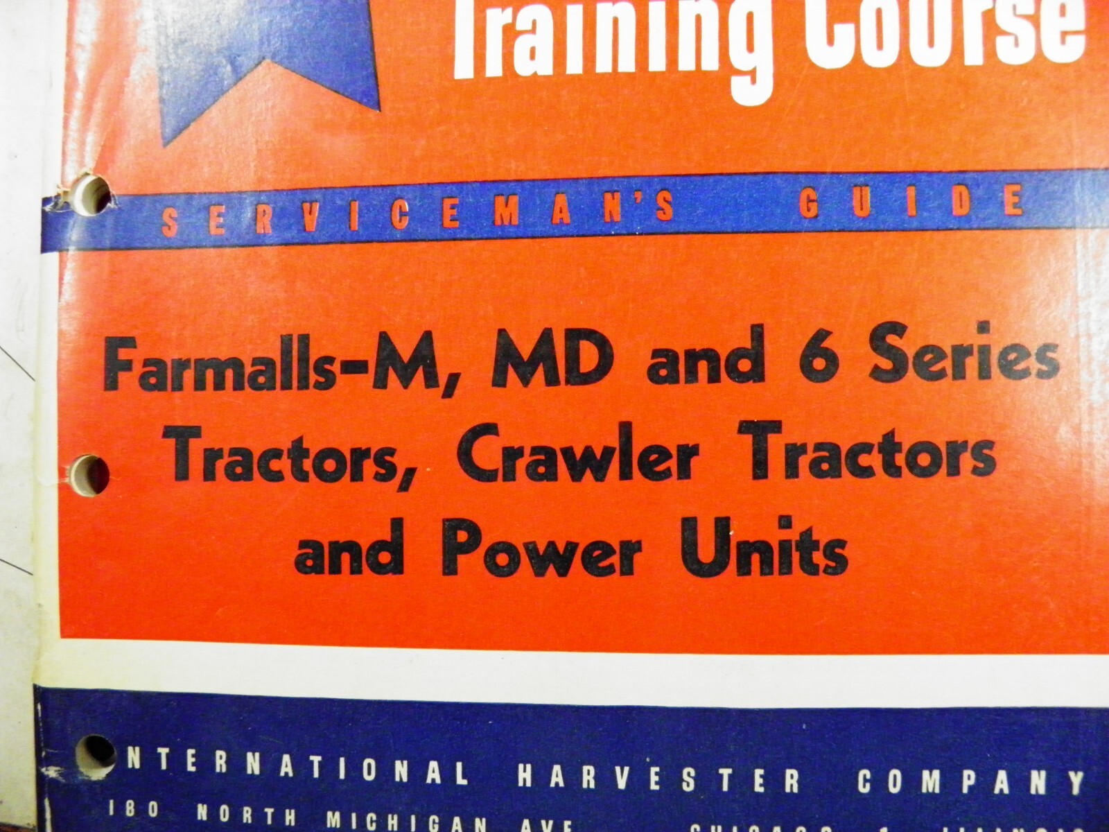 IH FARMALL M MD 6 SERIES TRACTORS CRAWLERS AND POWER UNITS SERVICEMANN’S GUIDE