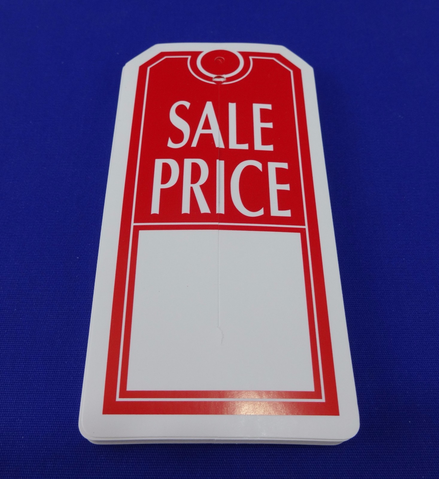 Sale Price Tags with Slit Merchandise Price Tags Red / White New