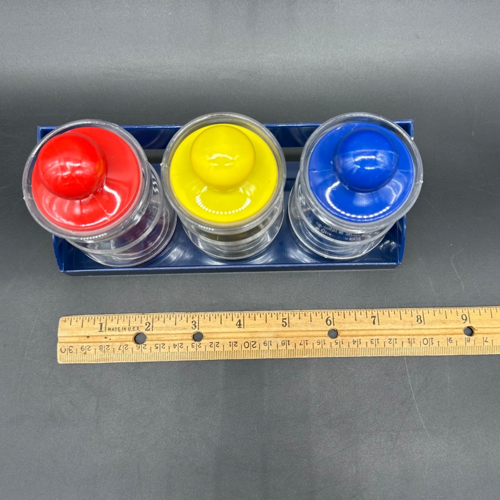 Vintage Desk Organizer 1980s Spice Jar Set Rack Hong Kong Plastic Hanging