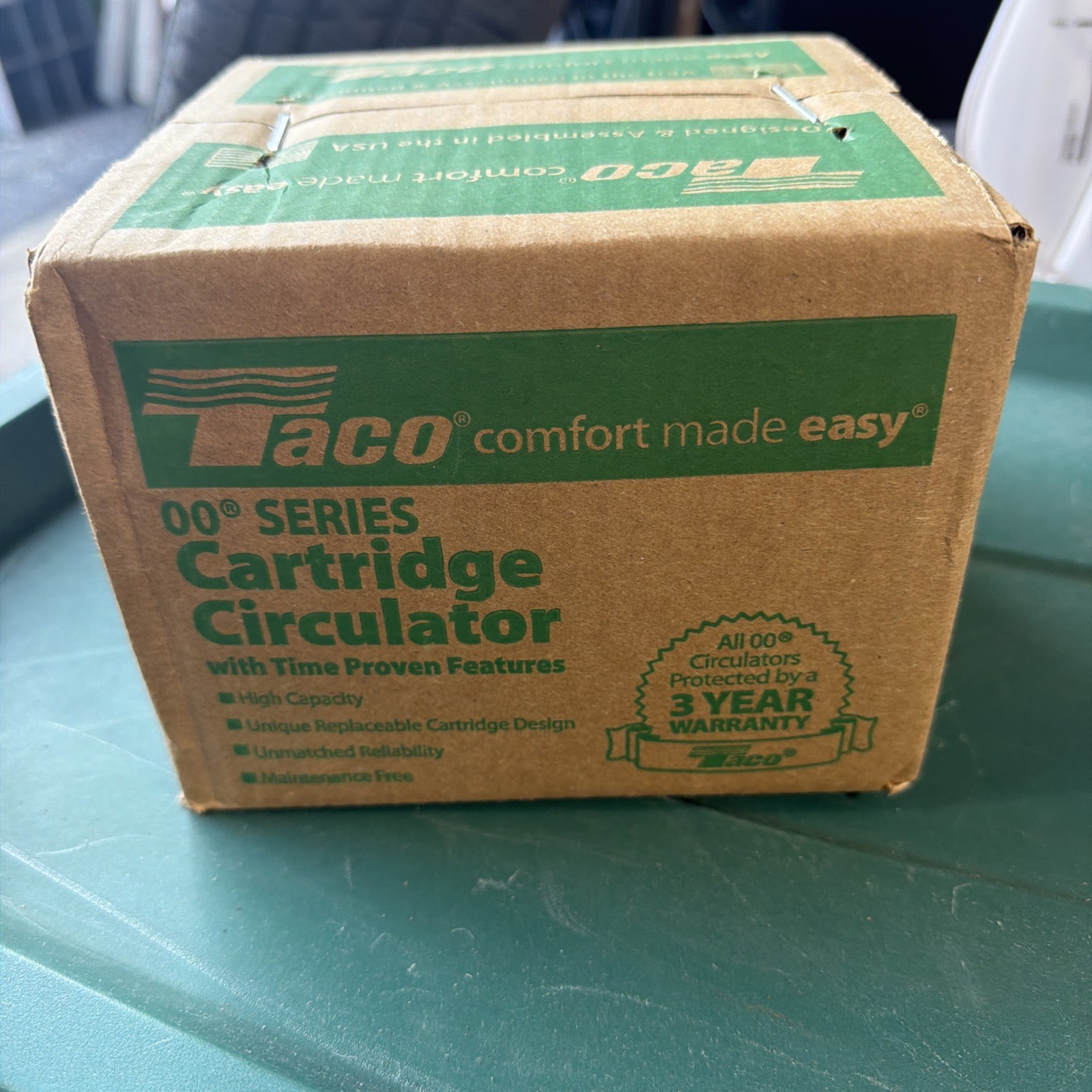 Taco 007-F5 Cast Iron Circulator, 1/25 HP