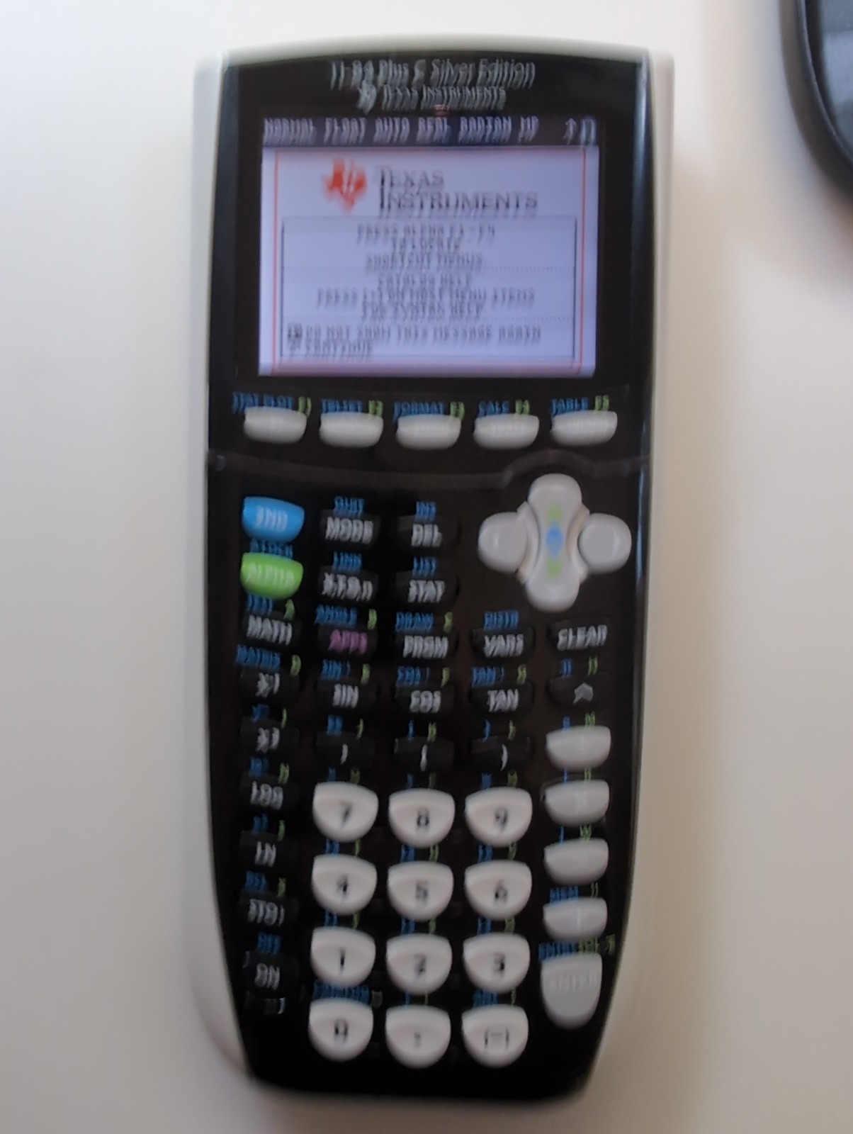 TI-84 Plus C Silver Edition Graphing Calculator -TESTED W/ USB Cable And Case