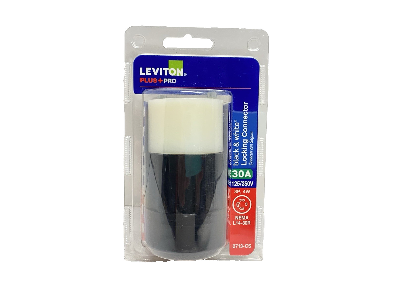 LEVITON Plus+ Pro 30A 125/250v NEMA L14-30R Locking Connector