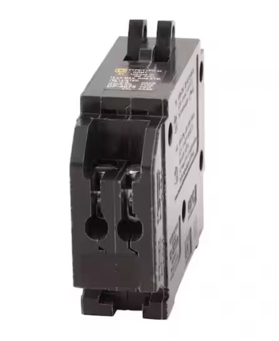 Square D (DP-4075 ) Homeline 2-20 Amp Single-Pole Tandem Circuit Breaker