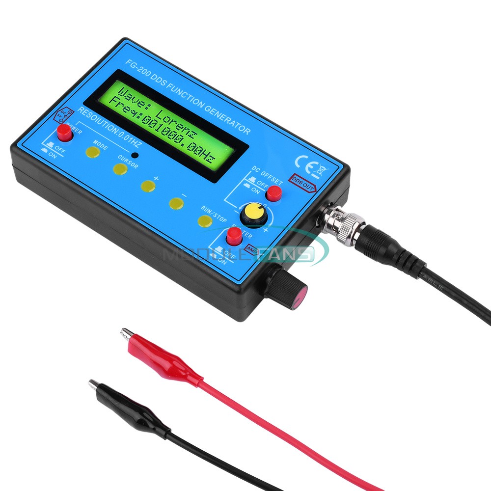 FG-200 0.01~500KHz DDS Function Signal Generator Frequency Signal Counter hot