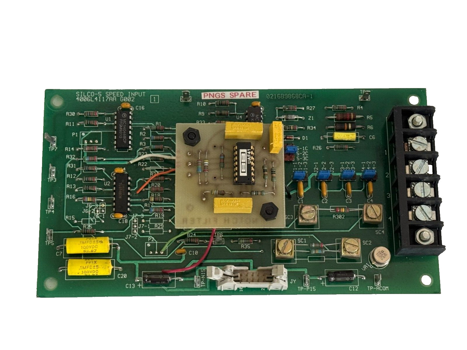 USED General Electric SILCO-5 Speed Input 4006L4117AA