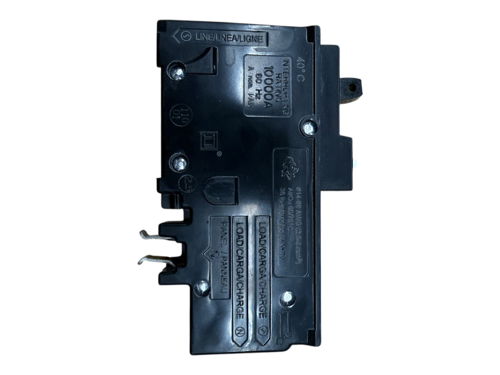 SQUARE D HOMELINE HOM120PCAFI HOM120PCAFIC 20A AFCI PLUG ON NEUTRAL